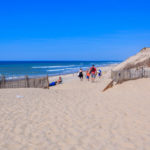 Descente vers la plage centrale de Hourtin Page en gironde