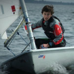 Ecole de voile et competition sur le lac d'hourtin