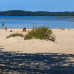 Panoramique de la plage de la Banane à Hourtin