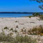 Jolie plage sur le bord du Lac d'Hourtin