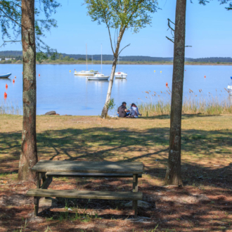 Balade au bord du lac à Piqueyrot